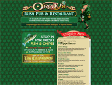 Tablet Screenshot of oreillysmackinawpub.com